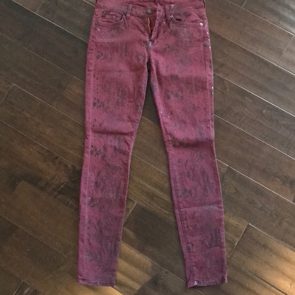 Snake print 7 jeans!